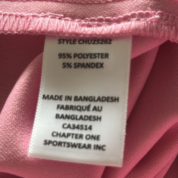 Chapter One Sportswear Inc pull on elastic waist wide leg high rise pants Sz S - Picture 5 of 6